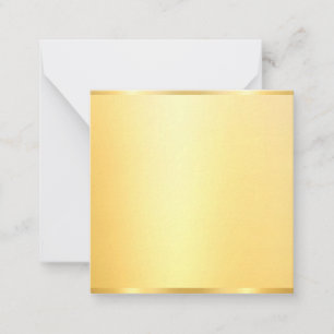 Maßgeschneiderte Imitate Gold Blank Template Moder Mitteilungskarte