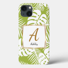 Maßgeschneiderte Initial-Green-Phone-Case Case-Mate iPhone Hülle