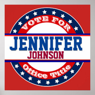 Maßgeschneiderte Kampagnenvorlage Poster