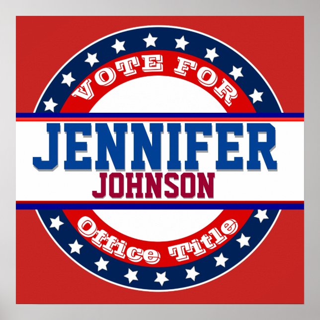 Maßgeschneiderte Kampagnenvorlage Poster (Vorne)