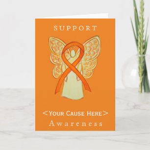 Maßgeschneiderte Karte für den Orange Awareness Ri