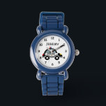 Maßgeschneiderte Kinderuhr mit niedlichem Polizeiw Armbanduhr<br><div class="desc">Maßgeschneiderte Kinderuhr mit niedlichem Polizeiwagen. Personalisierte Armbanduhren für Kinder. Einzigartige Geschenkidee zum Geburtstag für Jungen und Mädchen. Erstelle einen für Polizist, Sohn, Enkel, Neffe, kleinen Bruder, Geschwister, Tochter, Enkelin, Cousin, Freund, Kind, Enkel, kleine oder große Schwester usw. Spaß bei der Strafverfolgung zeichnend mit Namen und Zahlen. Auch als Weihnachtsgeschenk für...</div>