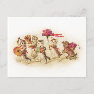 Maßgeschneiderte Kitten-Feier der 20er Jahre Postkarte