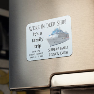 Maßgeschneiderte Kreuztürenfamilie Personalisiert Magnet