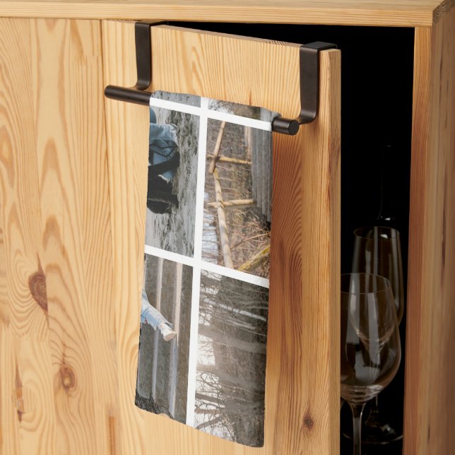 Maßgeschneiderte Küchenhandtücher für 8 Fotos Geschirrtuch (Drittel gefaltet)