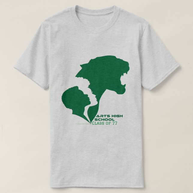 Maßgeschneiderte Kunsthandwerker Grüne Silhouetten T-Shirt (Design vorne)