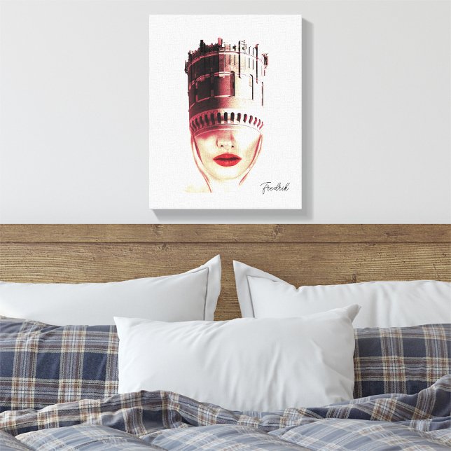 Maßgeschneiderte Kunstwerke Altschwedischer Wasser Leinwanddruck (Von Creator hochgeladen)