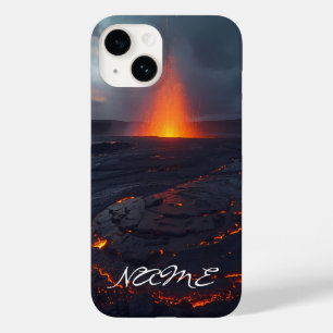 Maßgeschneiderte Lava Flow Handy Cover - Fett Natu