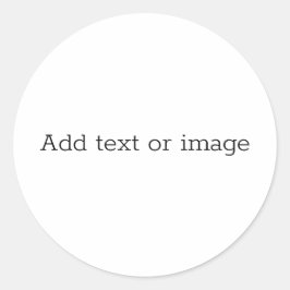 Maßgeschneiderte, leere, 1-2 Zoll Klappkleber Runder Aufkleber