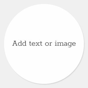 Maßgeschneiderte, leere, 1-2 Zoll Klappkleber Runder Aufkleber