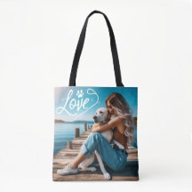 Maßgeschneiderte LIEBE Pad Print Dog Lover Pet Fot