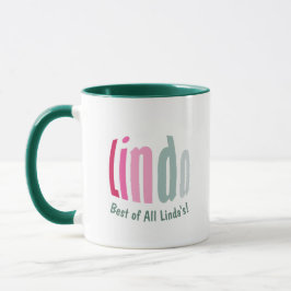 Maßgeschneiderte "Linda" in Eukalyptus Green, Rose Tasse