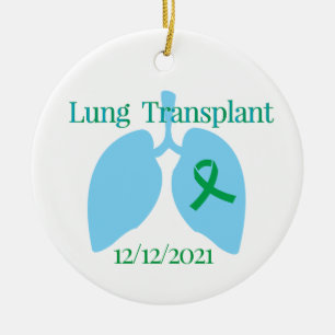 Maßgeschneiderte Lungentransplantation Keramik Ornament