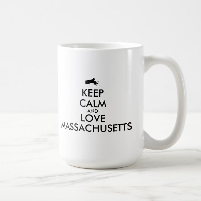 Maßgeschneiderte MASSACHUSETTEN für BEHALTEN CALM  Kaffeetasse (Rechts)