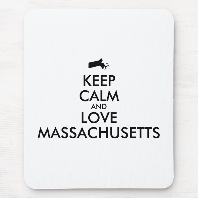 Maßgeschneiderte MASSACHUSETTEN für BEHALTEN CALM  Mousepad (Vorne)