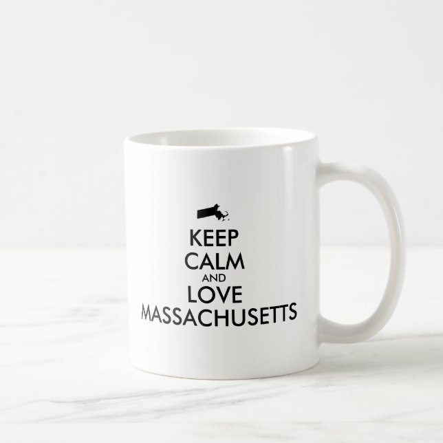 Maßgeschneiderte MASSACHUSETTEN für BEHALTEN CALM  Tasse (Rechts)