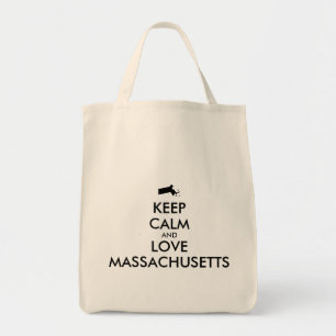 Maßgeschneiderte MASSACHUSETTEN für BEHALTEN CALM Tragetasche