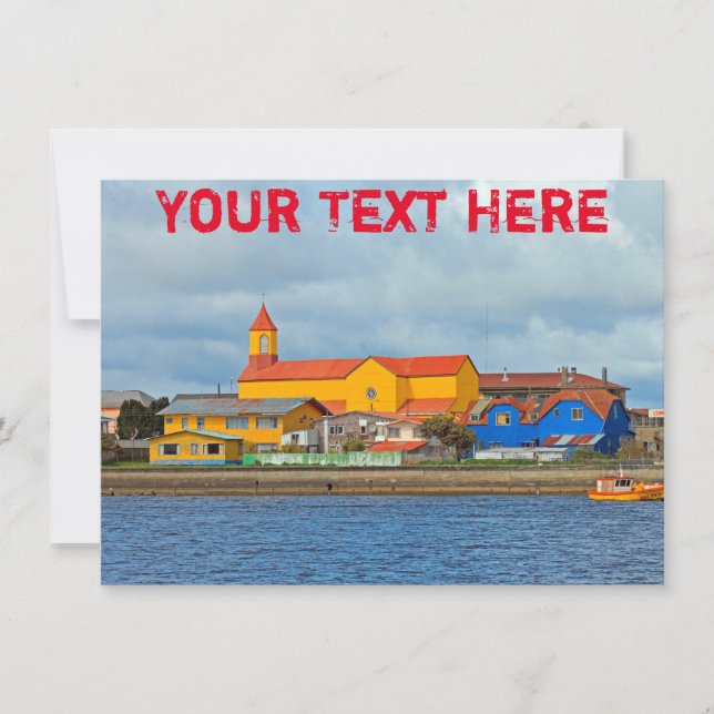 Maßgeschneiderte Maullin-, Chile-Karte (Vorderseite)