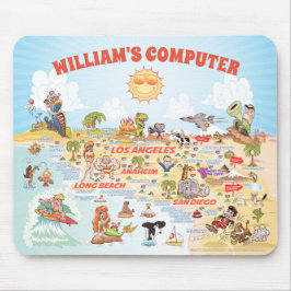 Maßgeschneiderte Maus-Pad für den Cartoon Südkalif Mousepad