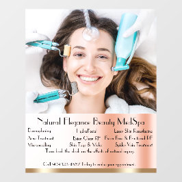 Maßgeschneiderte Med Wellness-Center Schönheitsbeh Fensteraufkleber