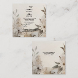 Maßgeschneiderte Meilensteine-Celebration-Karten Quadratische Visitenkarte