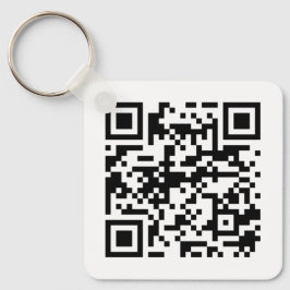 Maßgeschneiderte Metall-Schlüsselanhänger - QR-Cod Schlüsselanhänger