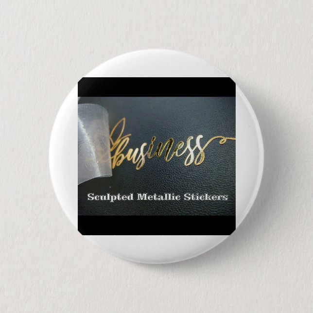 Maßgeschneiderte metallische Sticker Button (Vorderseite)