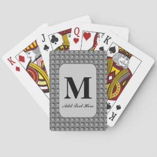 Maßgeschneiderte Mit Monogramm Spielkarten
