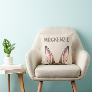 Maßgeschneiderte moderne Aquarellfarbe Niedlich Os Kissen
