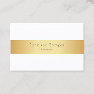 Maßgeschneiderte moderne elegante Imitate - Weißes Visitenkarte