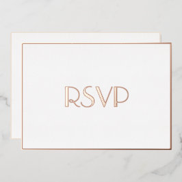 Maßgeschneiderte moderne Elegante Party UAWG Weiße Folieneinladung