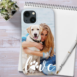 Maßgeschneiderte, moderne LIEBE Pet Foto Pfosten P Case-Mate iPhone Hülle