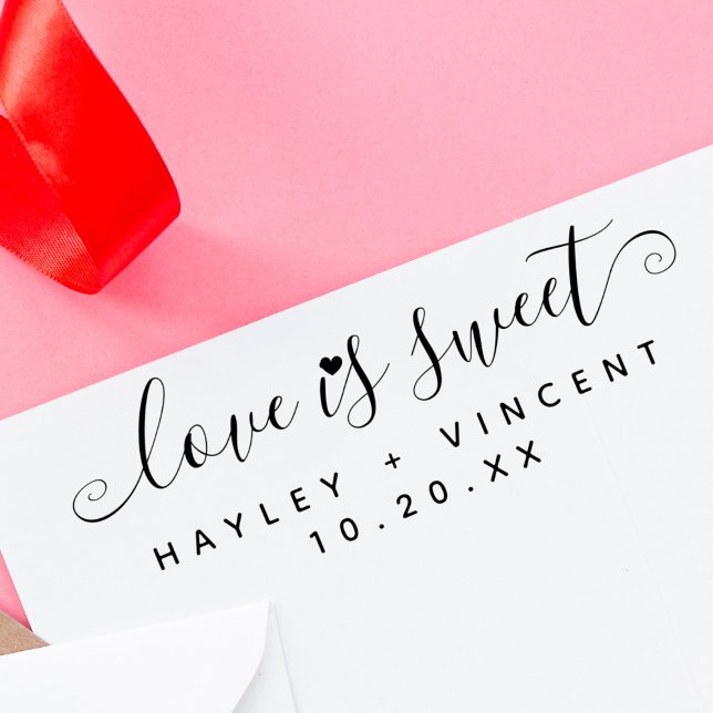 Maßgeschneiderte moderne Liebe sind süße Skriptnam Gummistempel (Von Creator hochgeladen)