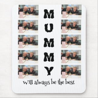 Maßgeschneiderte moderne Mum 10 FotoCollage Mousepad