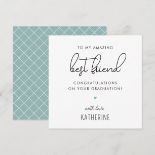 Maßgeschneiderte moderne und Niedliche Best Friend Karte