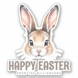 Maßgeschneiderte, moderne Wasserfarbe Niedlich Ost Aufkleber