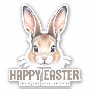 Maßgeschneiderte, moderne Wasserfarbe Niedlich Ost Aufkleber