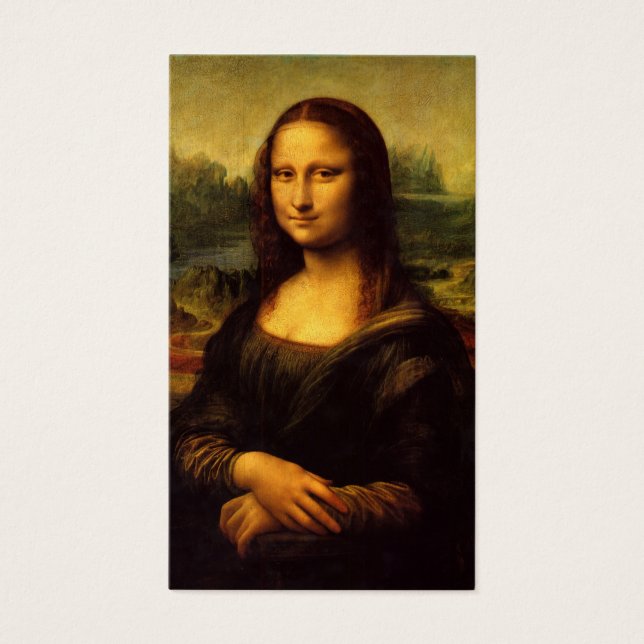 Maßgeschneiderte Mona Lisa Business Cards (Vorderseite)
