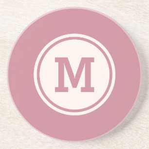 Maßgeschneiderte Monogramm, Name und Untersetzer v