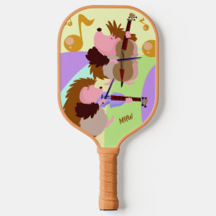 Maßgeschneiderte musikalische Igel Pickleball Schläger