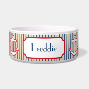 Maßgeschneiderte Nautical Pet Bowl Napf