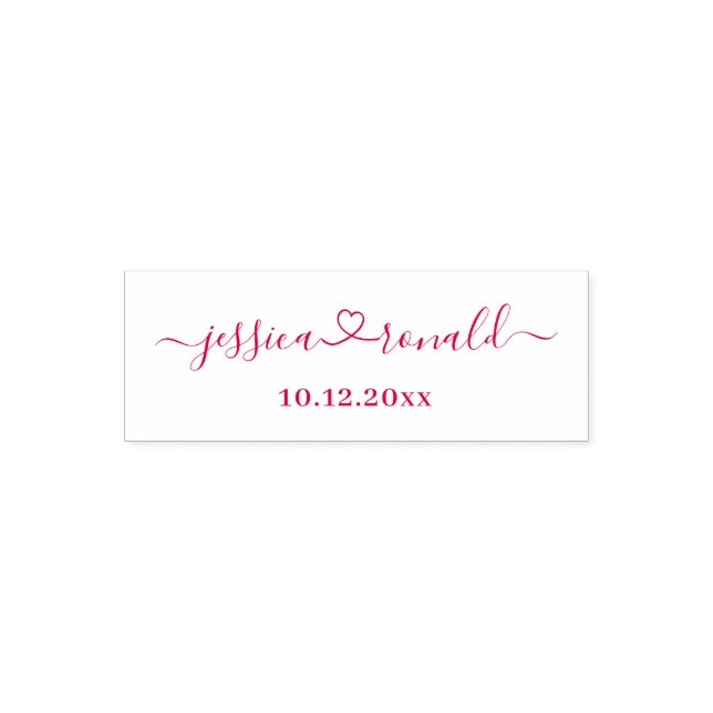 Maßgeschneiderte Neuauflagen und Hochzeitstermin - Permastempel (Design)