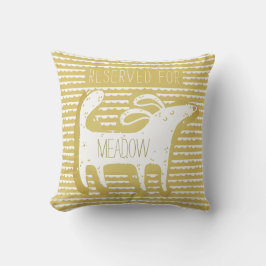 Maßgeschneiderte Niedliche Goldhunde-Monoprint-Kis Kissen