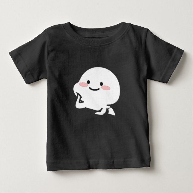 Maßgeschneiderte Niedliche Illustration von Quby-A Baby T-shirt (Vorderseite)