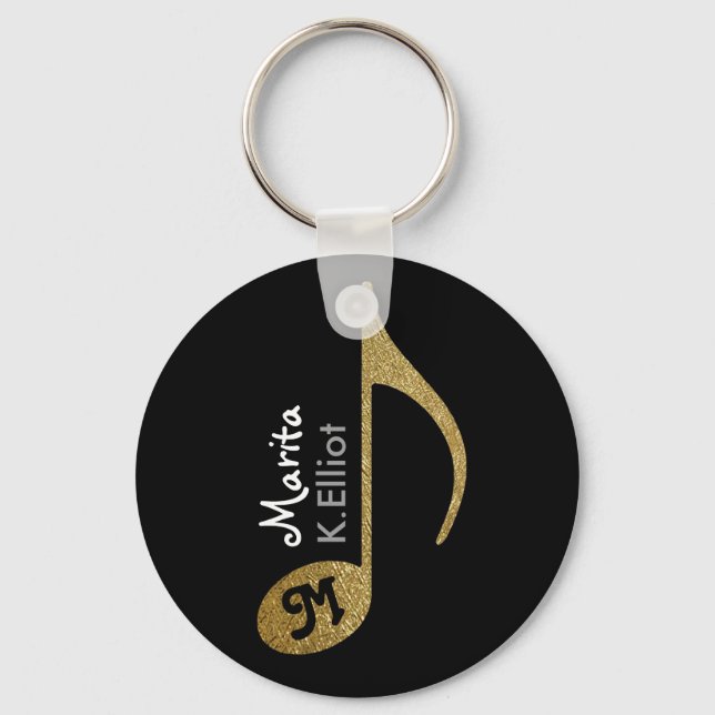 Maßgeschneiderte Note Schlüsselanhänger (Vorderseite)