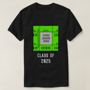 Maßgeschneiderte Open Locker Rahmen hell grün T-Shirt