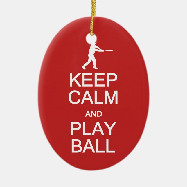 Maßgeschneiderte Ornamente behalt & Play Ball (Vorne)