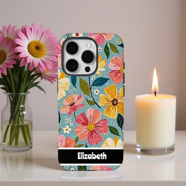 Maßgeschneiderte Paintfloral-Telefonabdeckung Case-Mate iPhone Hülle (Von Creator hochgeladen)