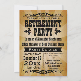 Maßgeschneiderte Party Einladungen für Vintage Län