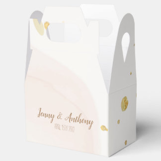 Maßgeschneiderte Pastelwasserfarbe Geschenkschachtel